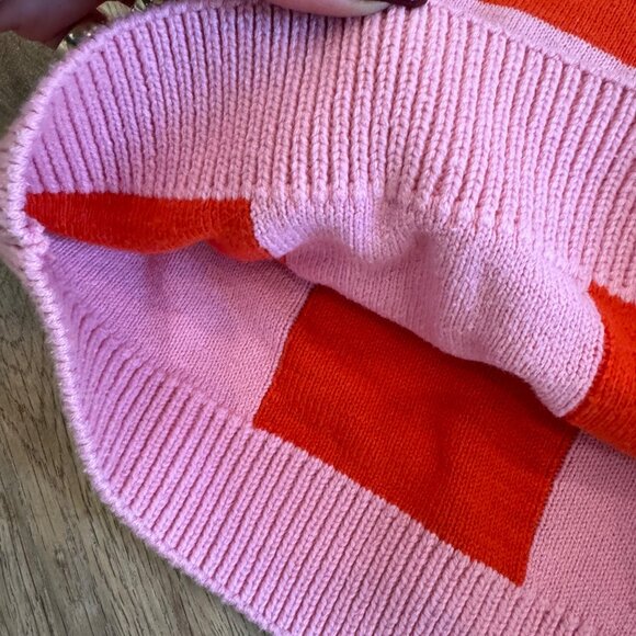 H&M Kids Pink & Red Checkerboard Sweater - Picture 3 of 6